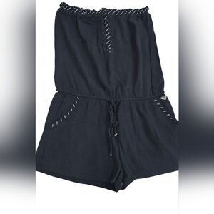 Roxy Black Strapless Romper